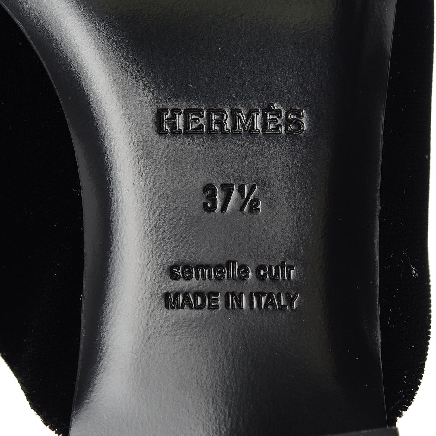 Velvet Trocadero Mule 37.5 Black