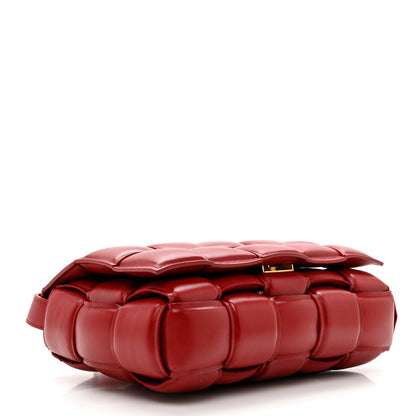 Bottega Veneta Nappa Maxi Intreccio Padded Cassette Crossbody Bag Dark Red 4 of 8