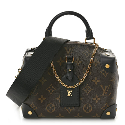 Louis Vuitton Monogram Petite Malle Souple Black 1 of 9