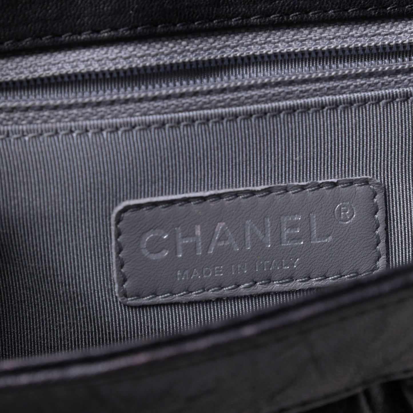 Washed Lambskin Quilted Mini Chain Around Flap Black