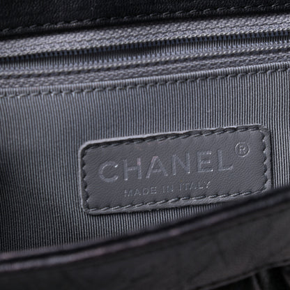 Chanel Washed Lambskin Quilted Mini Chain Around Flap Black 5 of 5