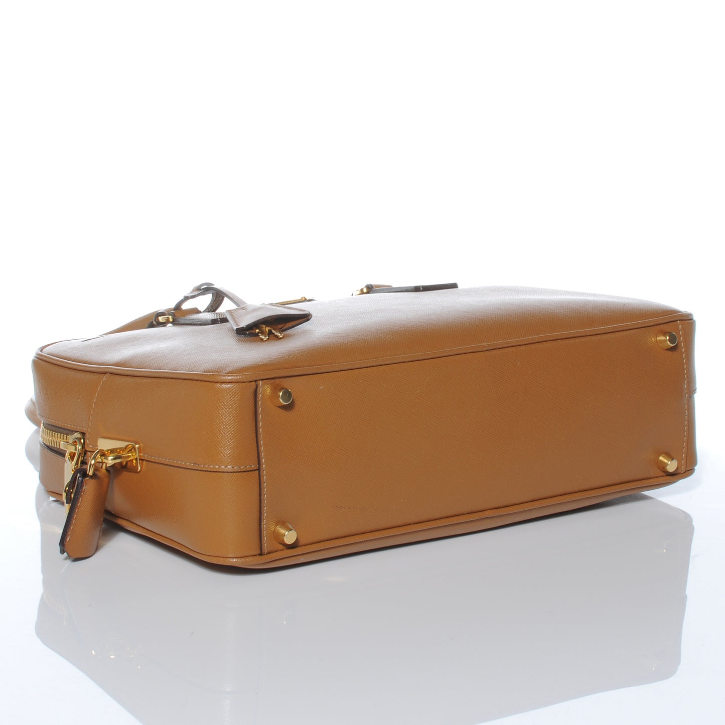 Saffiano Lux Boston Caramel