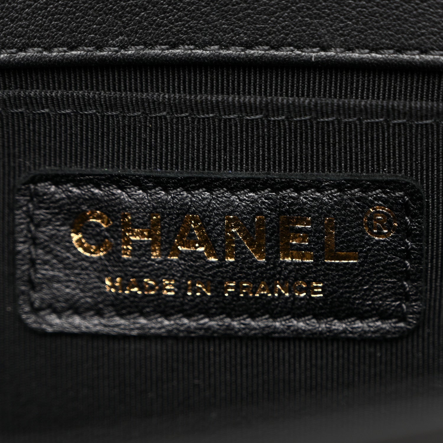 Chanel Lambskin Chevron Quilted Medium Boy Flap Black 6 of 10