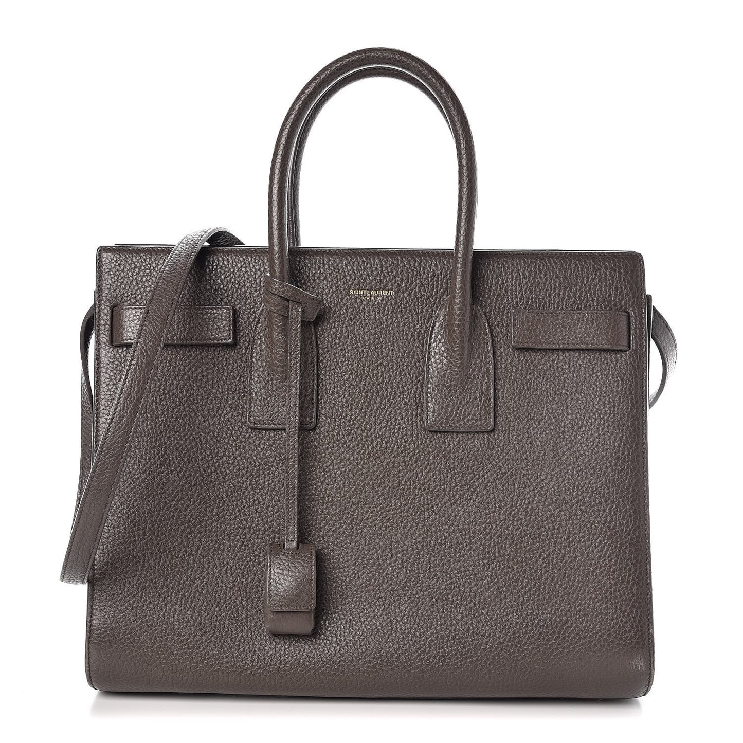 Grained Calfskin Small Sac De Jour Dark Anthracite
