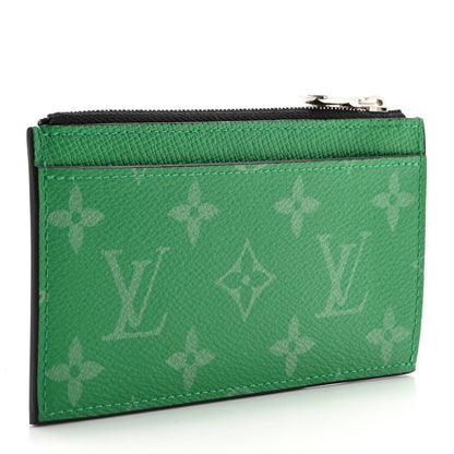 Louis Vuitton Taigarama Coin Card Holder Cactus Green 3 of 7