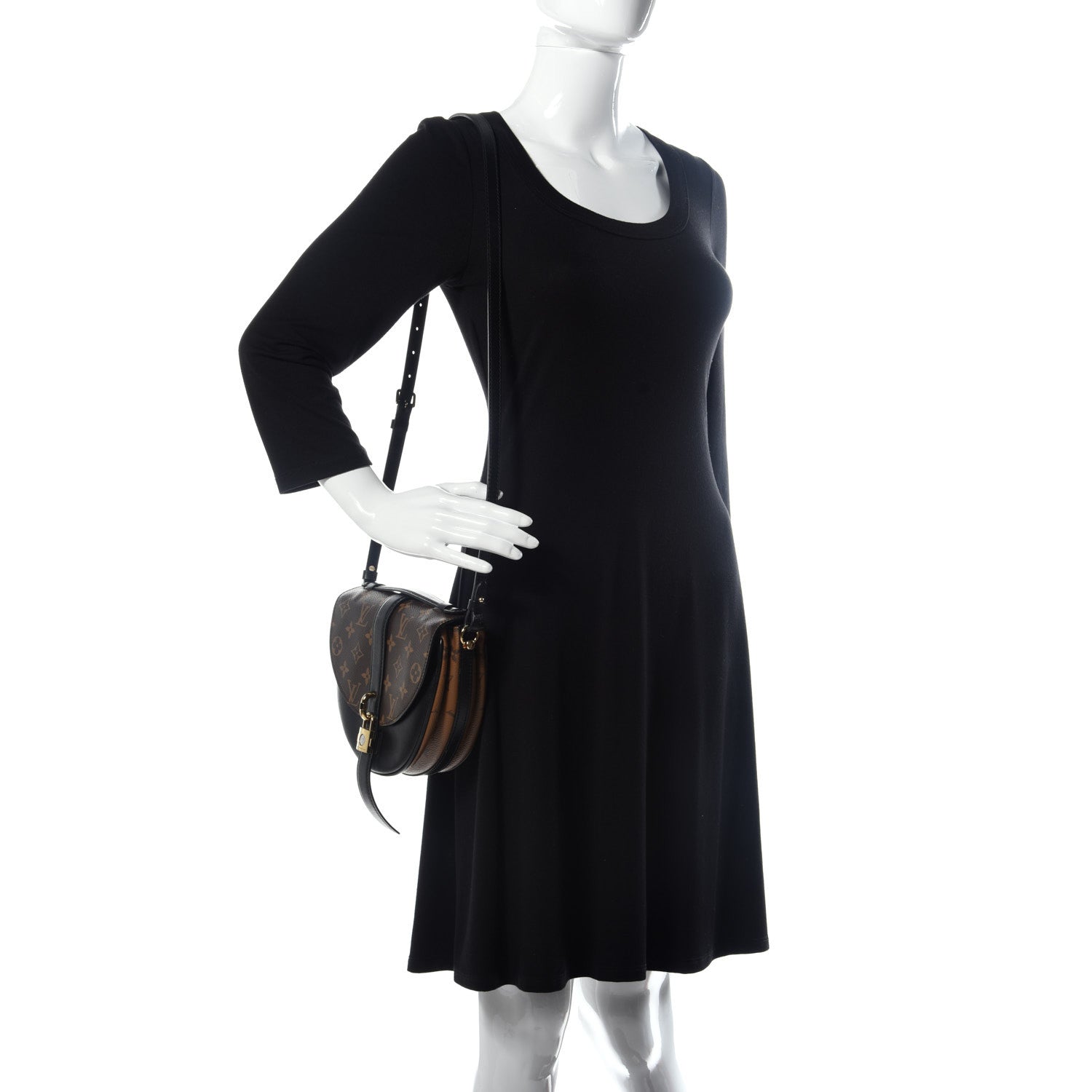 Louis Vuitton Reverse Monogram Chantilly Lock Black 2 of 23
