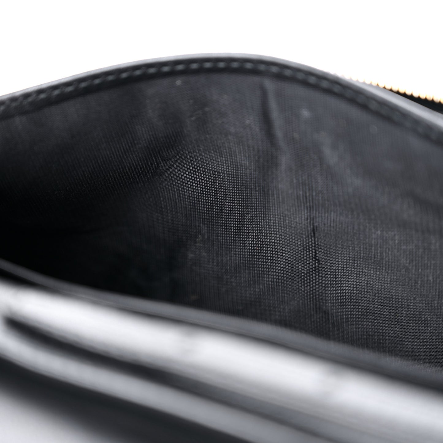 Microguccissima Crossbody Wallet Black