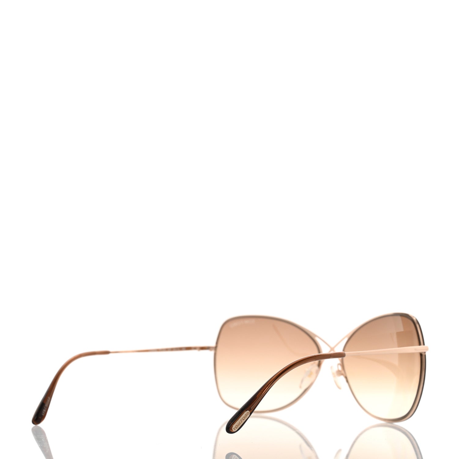 Tom Ford Colette Butterfly Sunglasses TF250 Brown 4 of 9