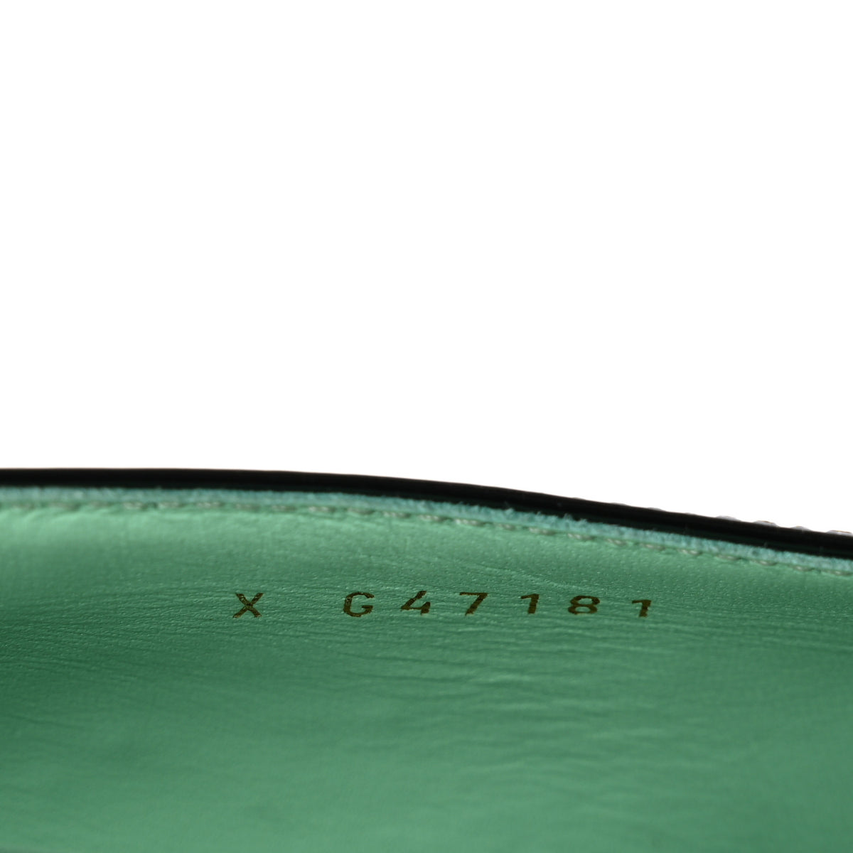 Chanel Crocodile Embossed Patent Calfskin Pumps 40 Green Black 9 of 10