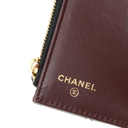 Chanel Aged Calfskin Quilted Reissue Compact Wallet Black 6 of 9