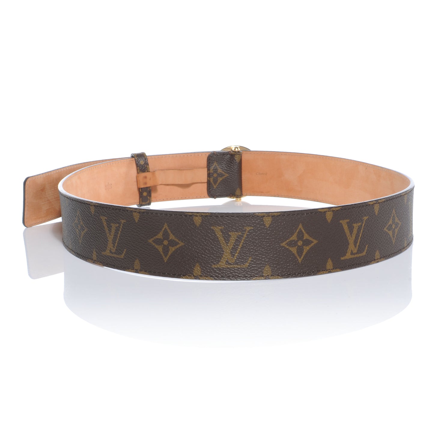 Monogram Trunks and Bags Belt 90 36