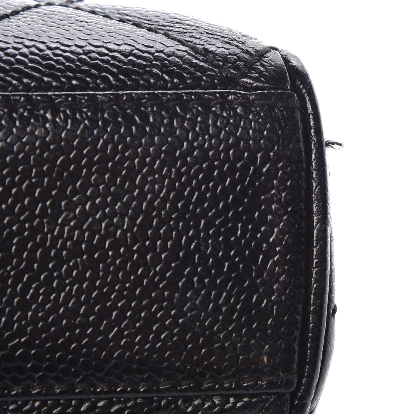 Caviar Quilted Medium Single Flap Black