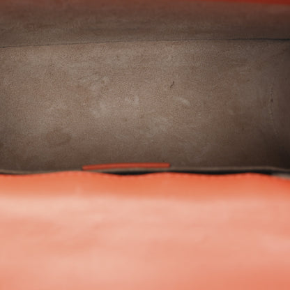 Gucci Vitello Fontanella Web Mini Sylvie Top Handle Bag Orange 5 of 12