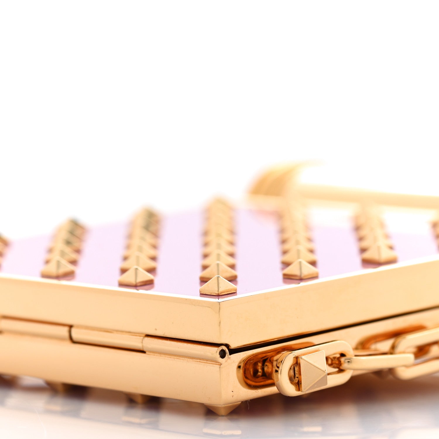 Valentino Garavani Rockstud Lipstick Holder Minaudiere Pink 10 of 11