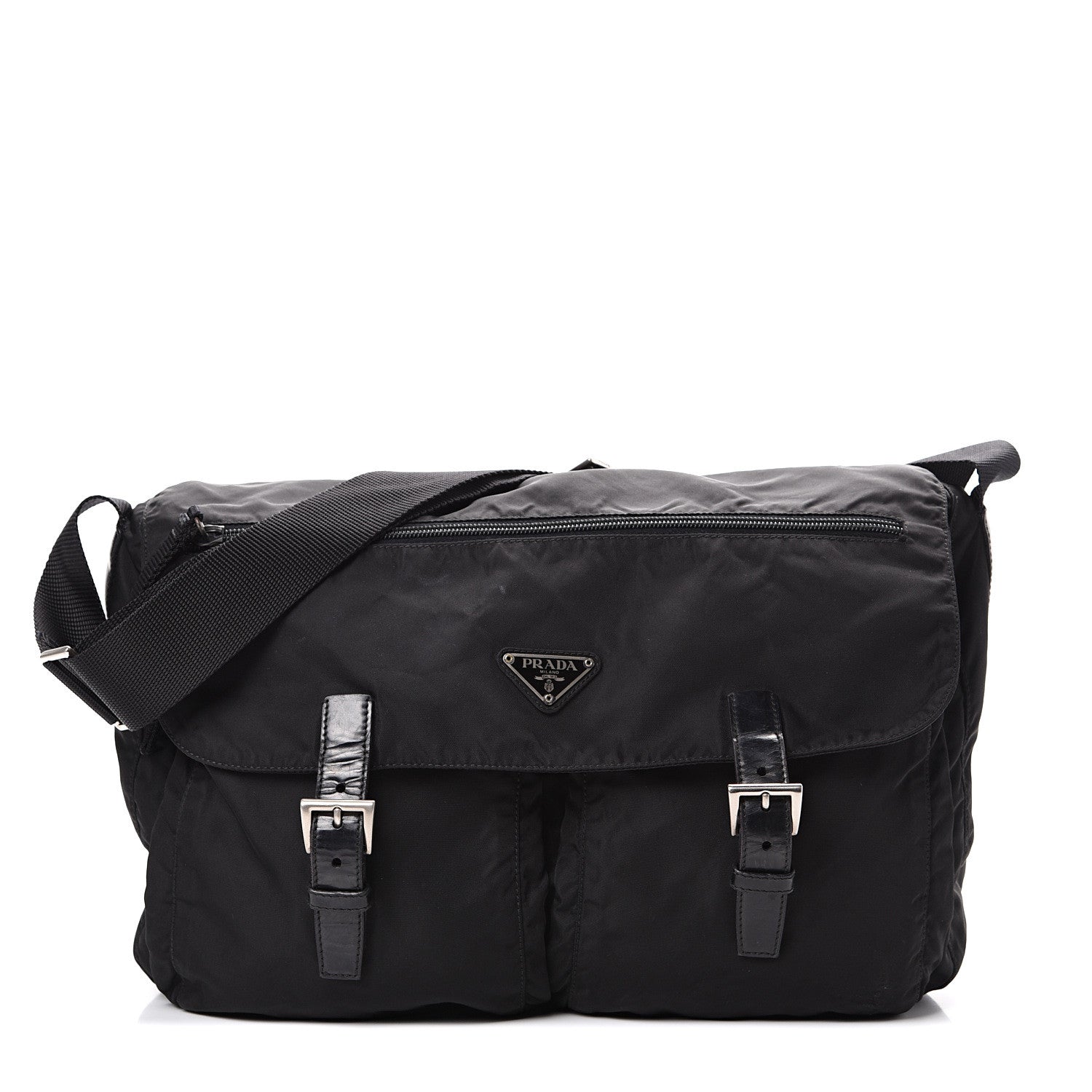 Prada Nylon Vela Sport Messenger Bag Black 1 of 13