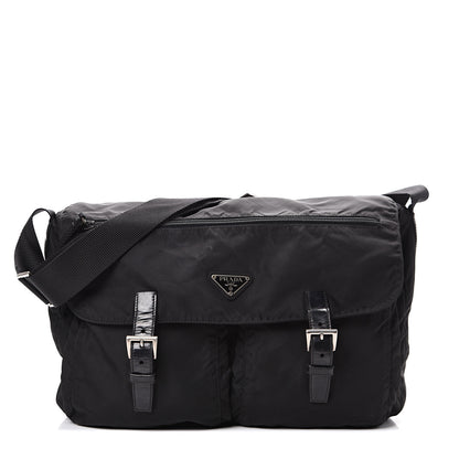 Prada Nylon Vela Sport Messenger Bag Black 1 of 13
