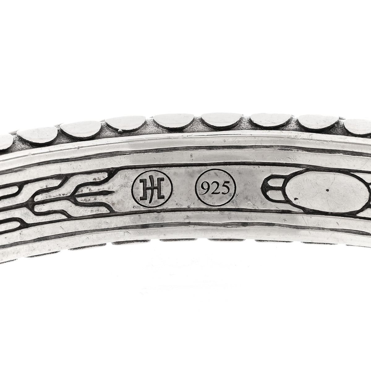 Sterling Silver 10mm Dot Bangle Bracelet