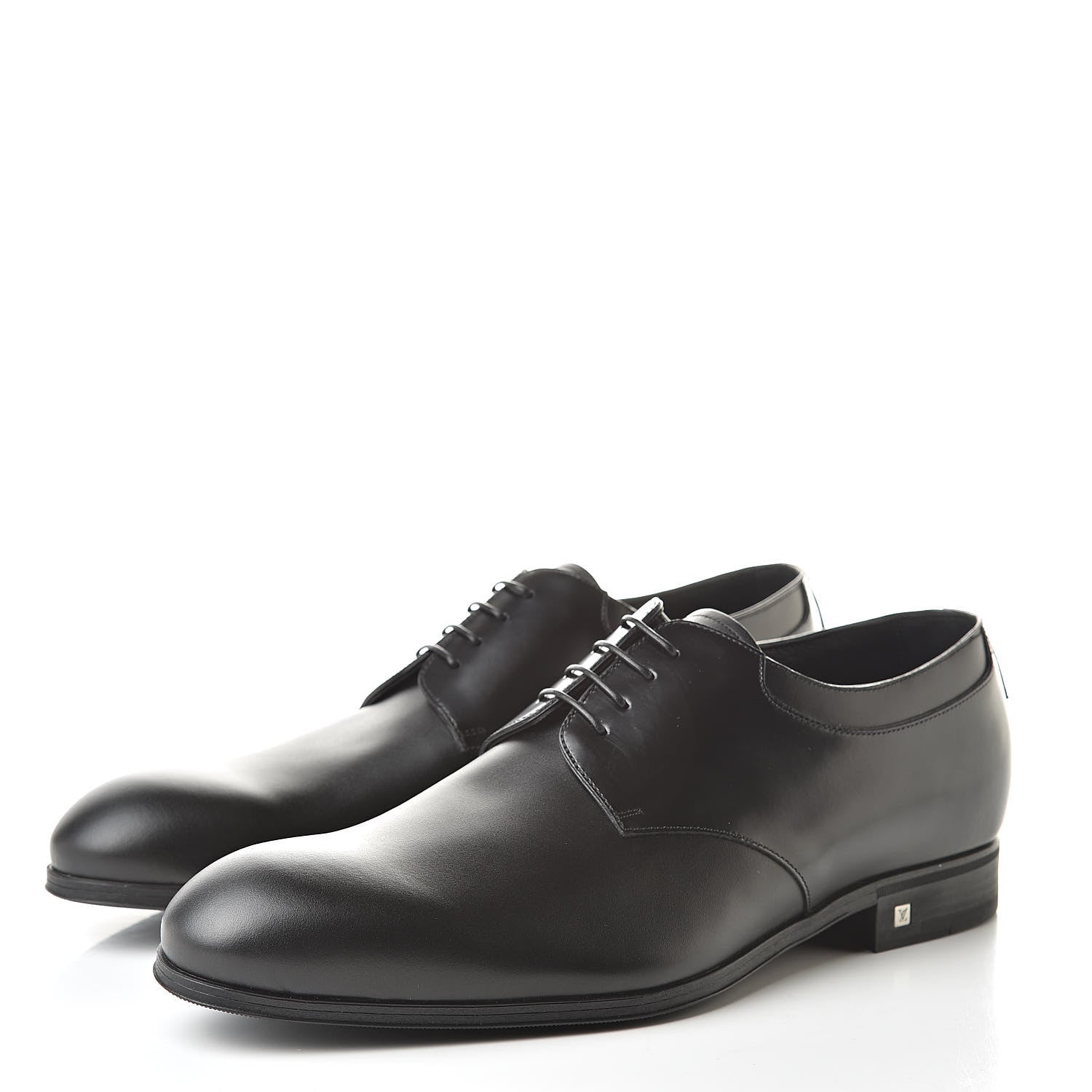Louis Vuitton Calfskin Mens Uniforme Derby Relax 7 Black 3 of 10