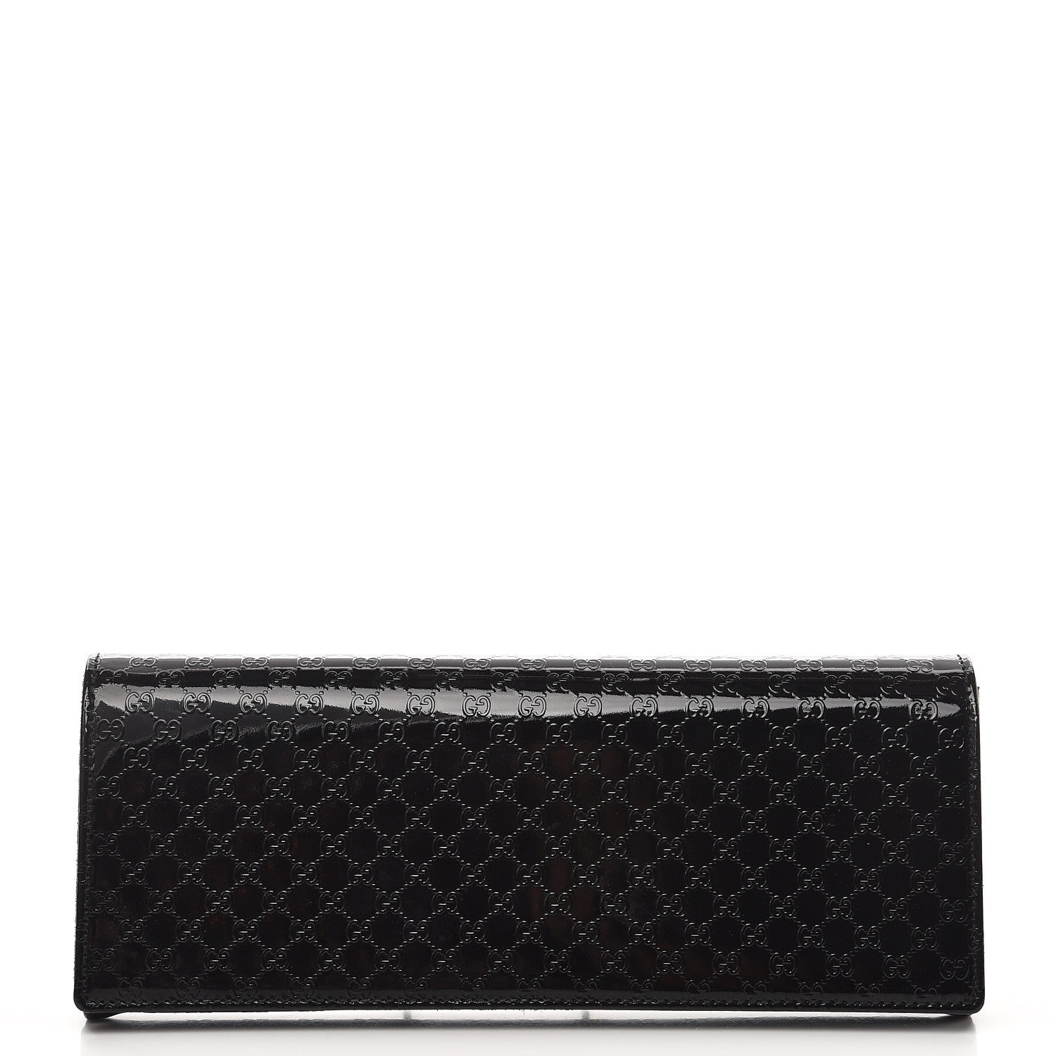 Gucci Patent Microguccissima Small Broadway Clutch Black 1 of 7