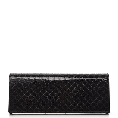 Gucci Patent Microguccissima Small Broadway Clutch Black 1 of 7