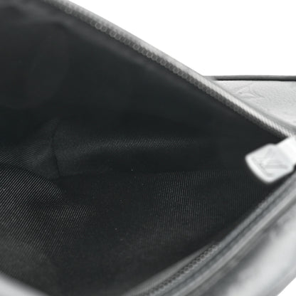 Louis Vuitton Calfskin Shadow Monogram Duo Slingbag Black 5 of 10