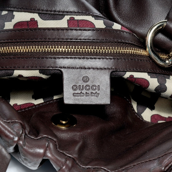 Guccissima Small Hysteria Chocolate