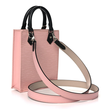 Louis Vuitton Epi Petit Sac Plat Rose Ballerine 2 of 8