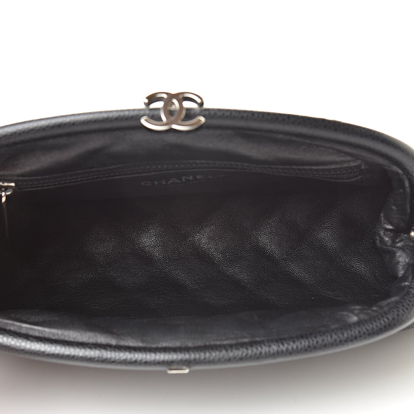 Caviar Quilted Timeless Clutch Black