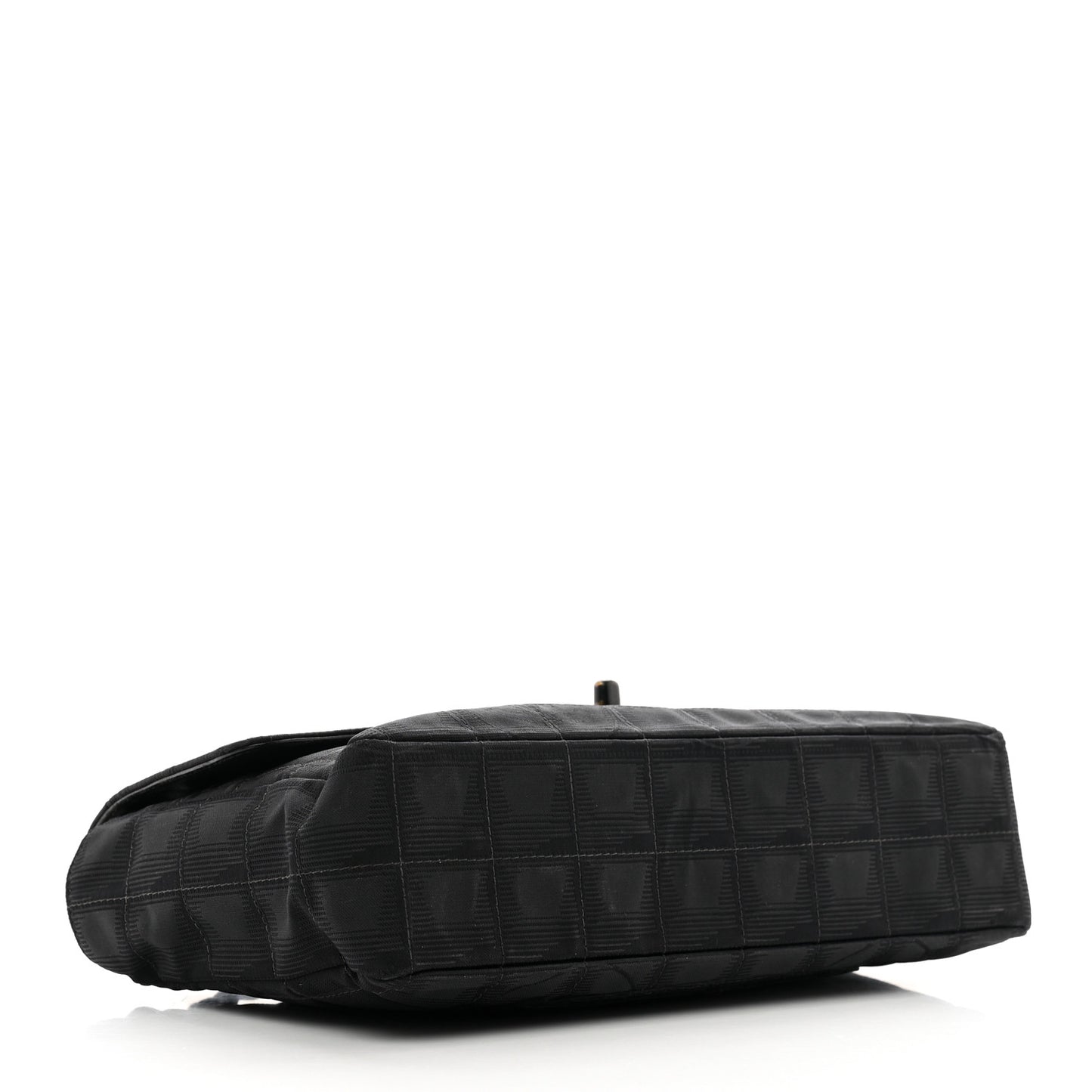 Nylon Medium Travel Flap Black