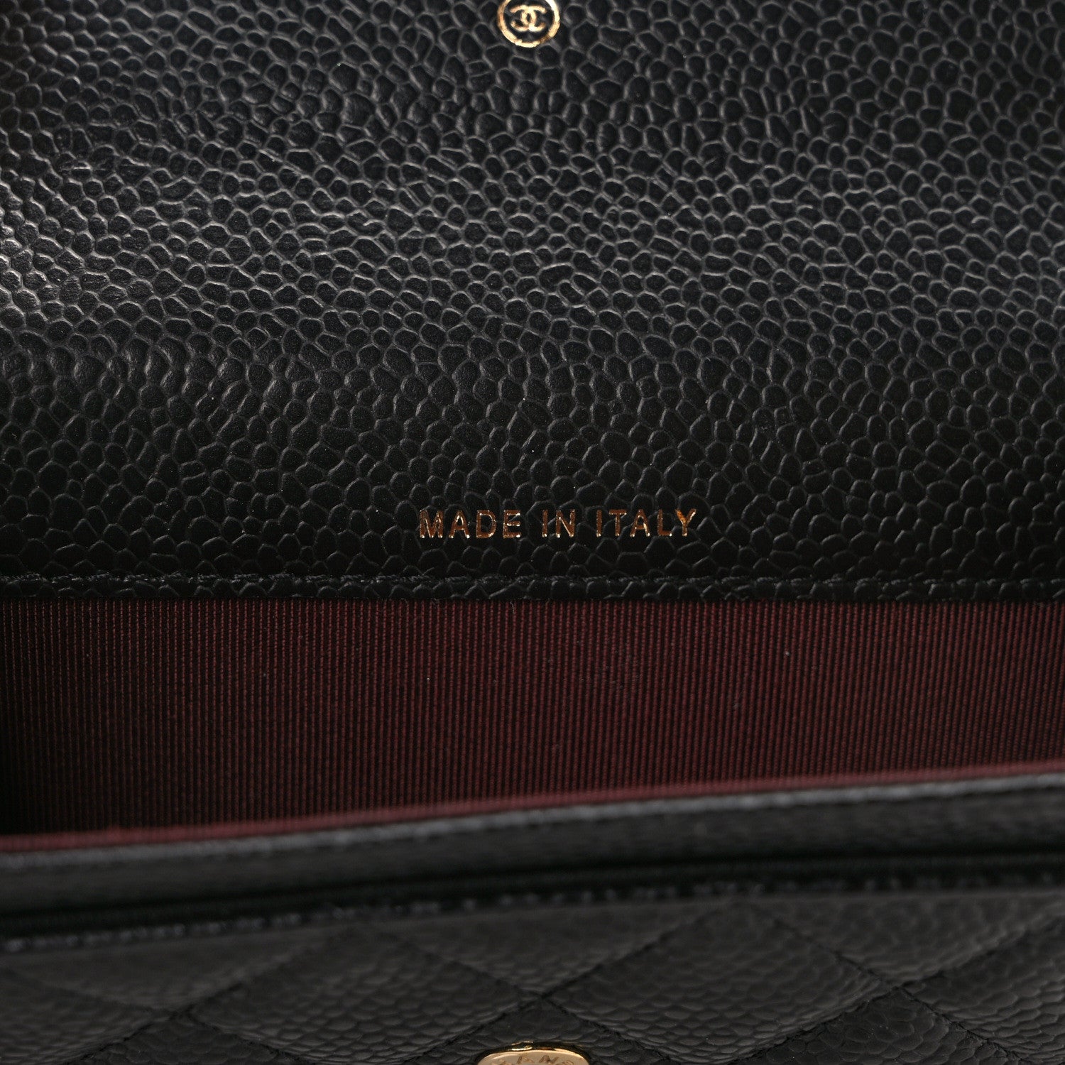 Chanel Caviar Quilted Flap Card Holder Wallet Black 7 of 8