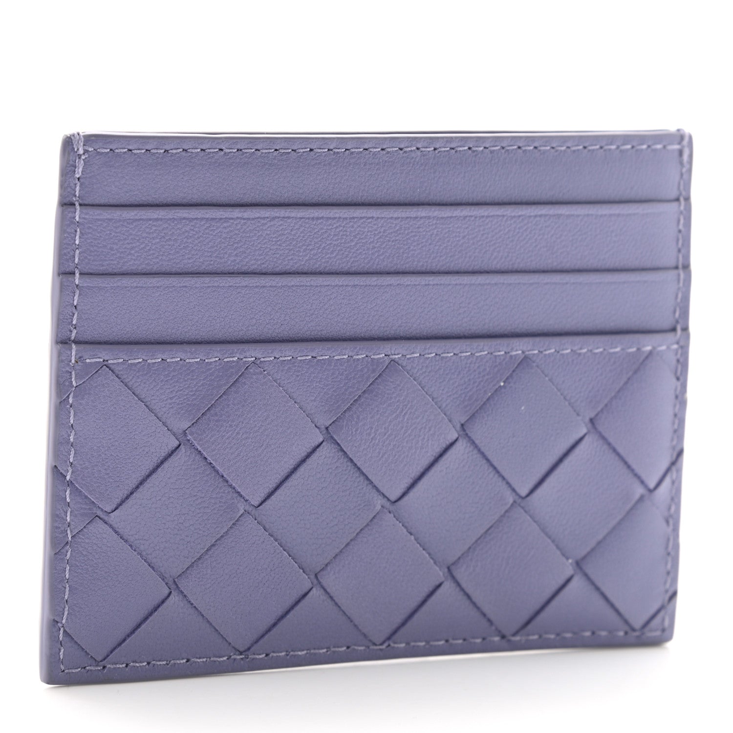 Bottega Veneta Nappa Intrecciato Card Holder Purple 3 of 9