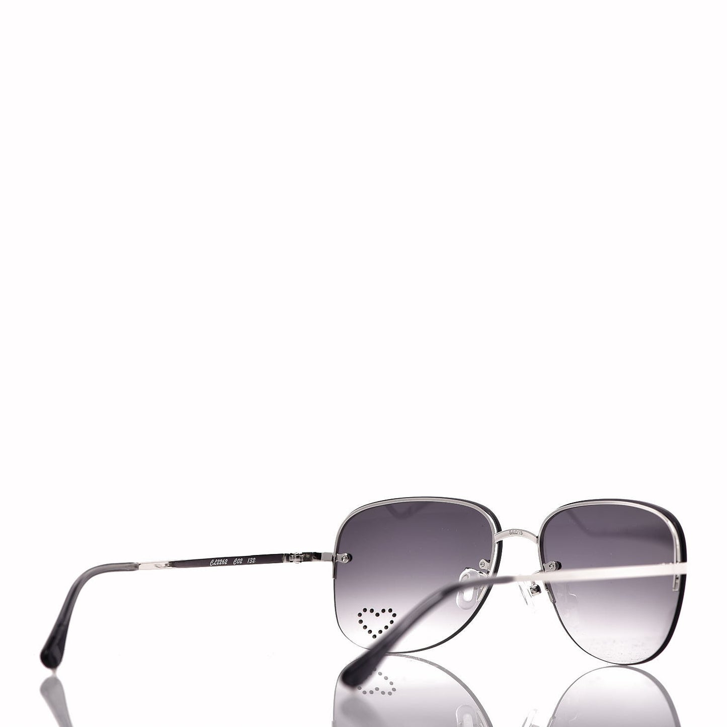 Crystal Rimless Sunglasses CL2262 Silver
