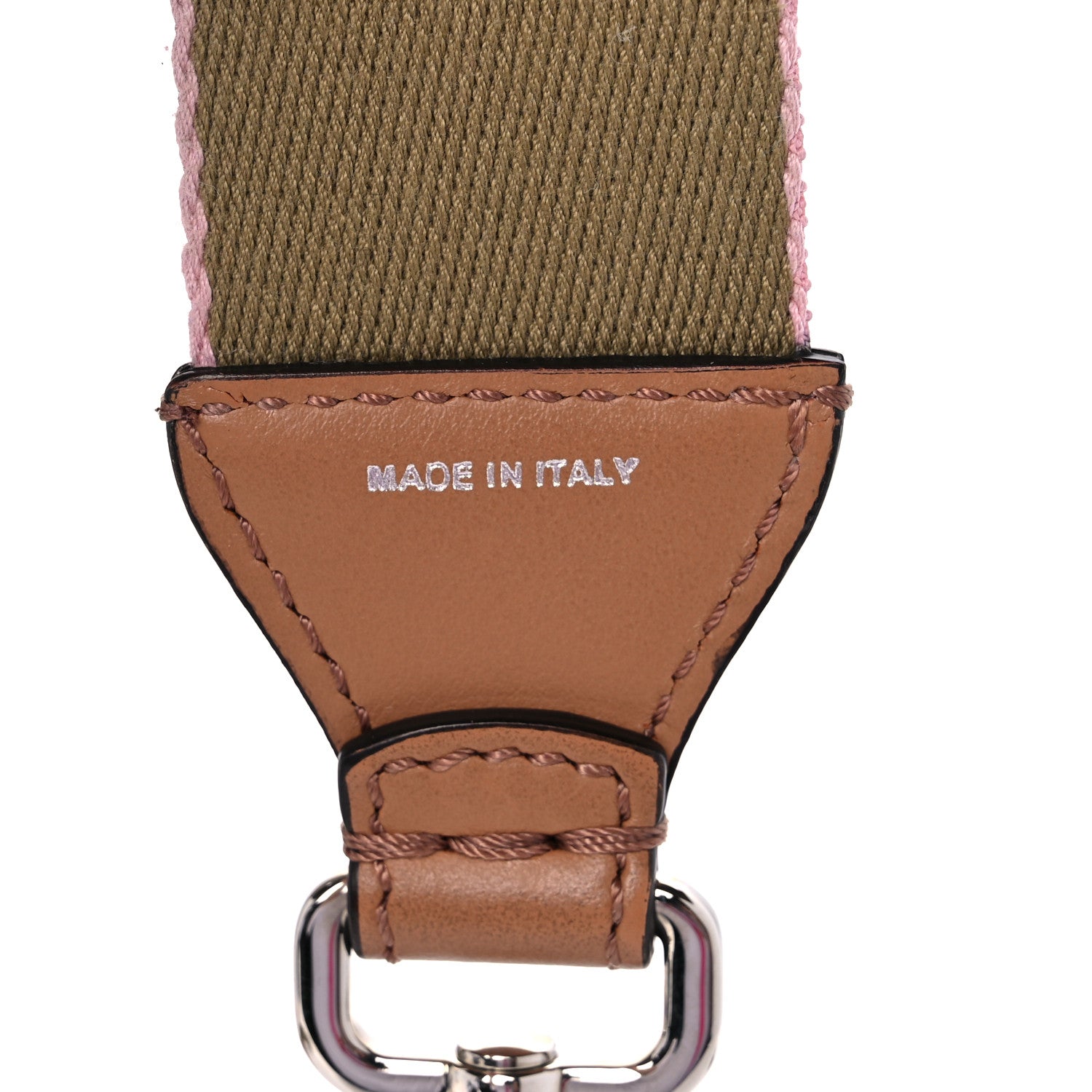 Fendi Ribbon Vitello FF Adjustable Strap Multicolor 4 of 4