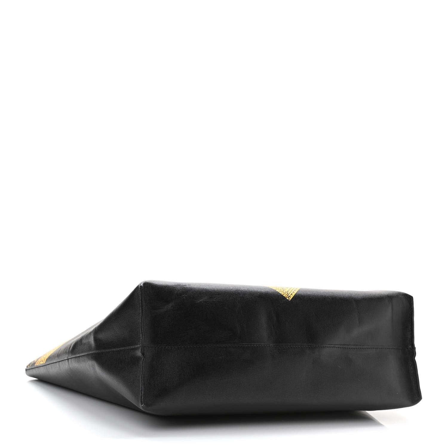 Versace Barocco Printed Tote Black Gold 4 of 9