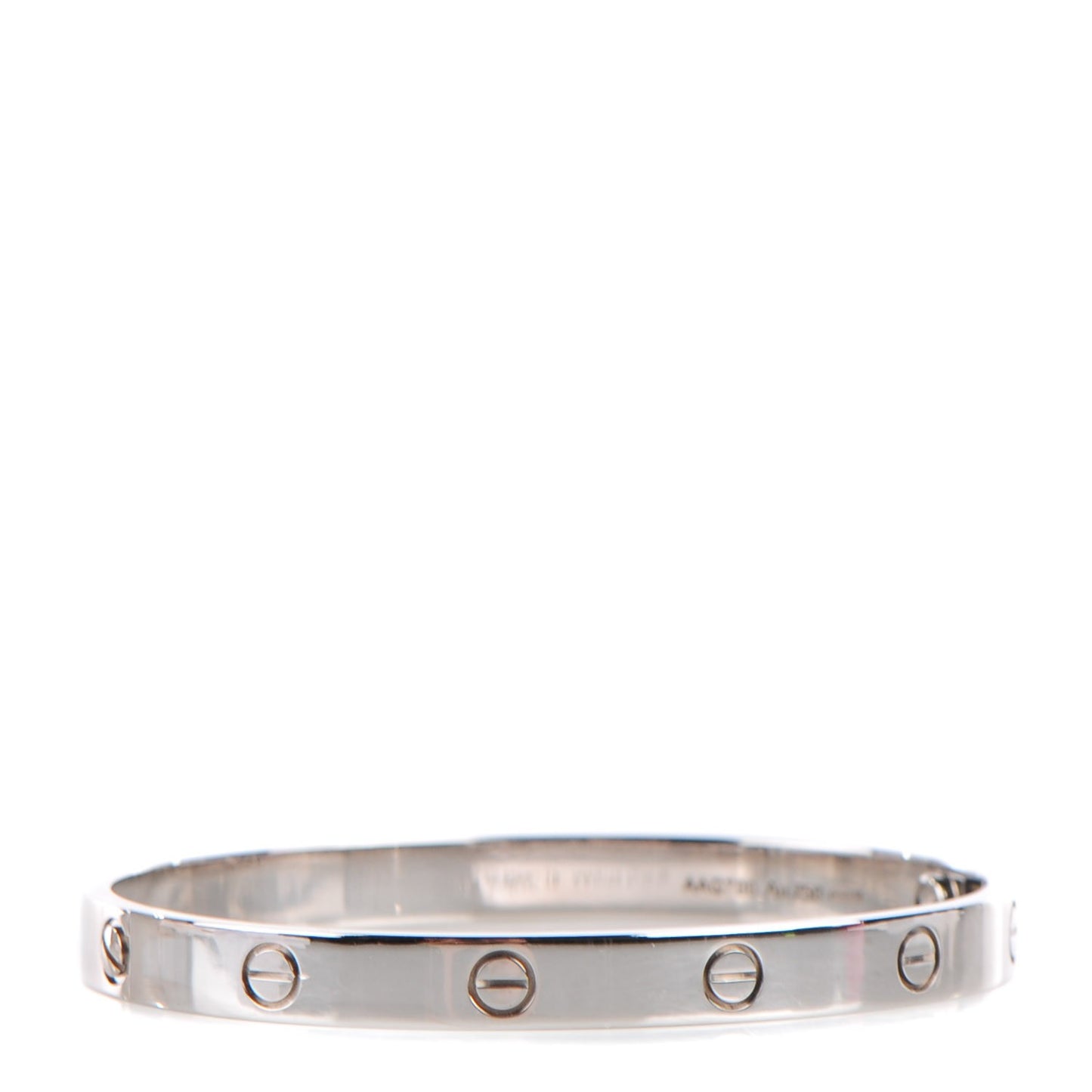 18K White Gold LOVE Bracelet 18