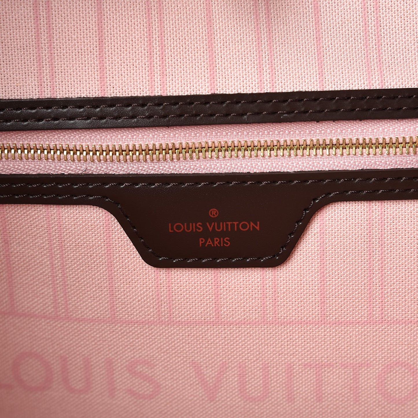 Damier Ebene Neo Neverfull MM Rose Ballerine