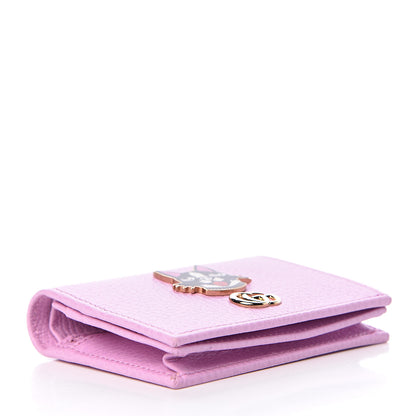Gucci Dollar Calfskin Bosco Card Case Wallet Malva 4 of 12
