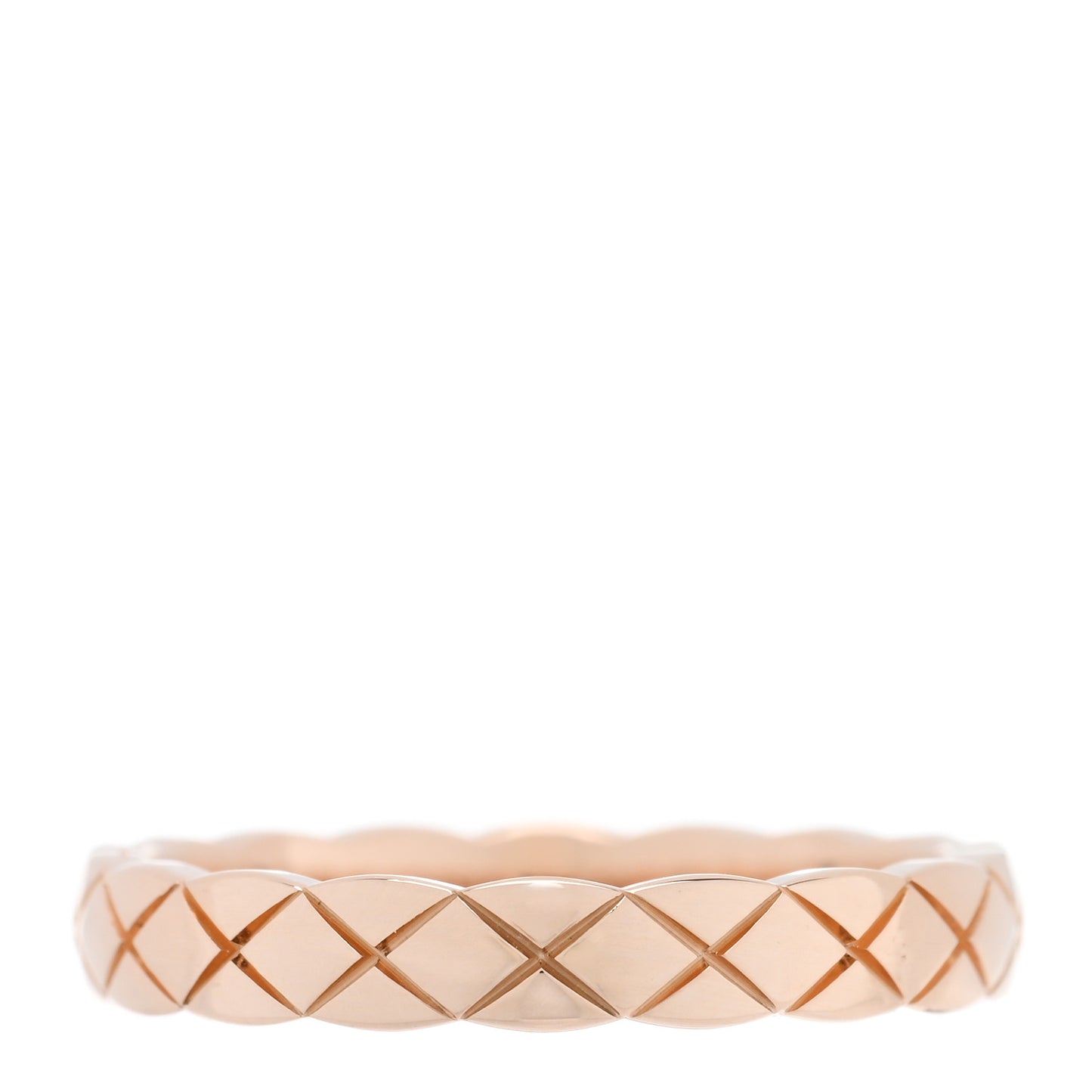 18K Beige Gold Mini Coco Crush Ring 52 6