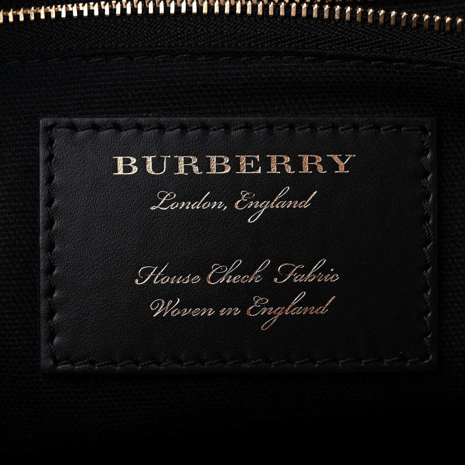 Burberry Grainy Calfskin House Check Small Canterbury Black 6 of 10
