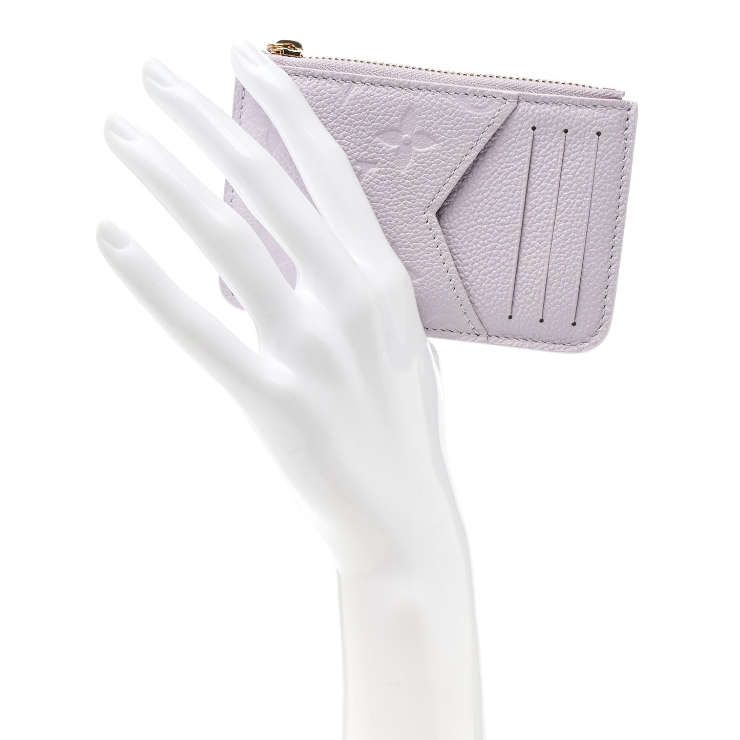 Empreinte Monogram Zipped Romy Card Holder Misty
