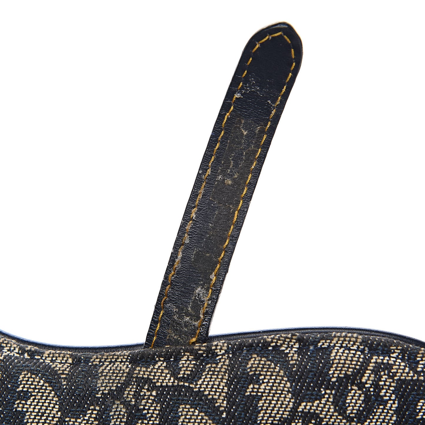 Monogram Saddle Bag Black