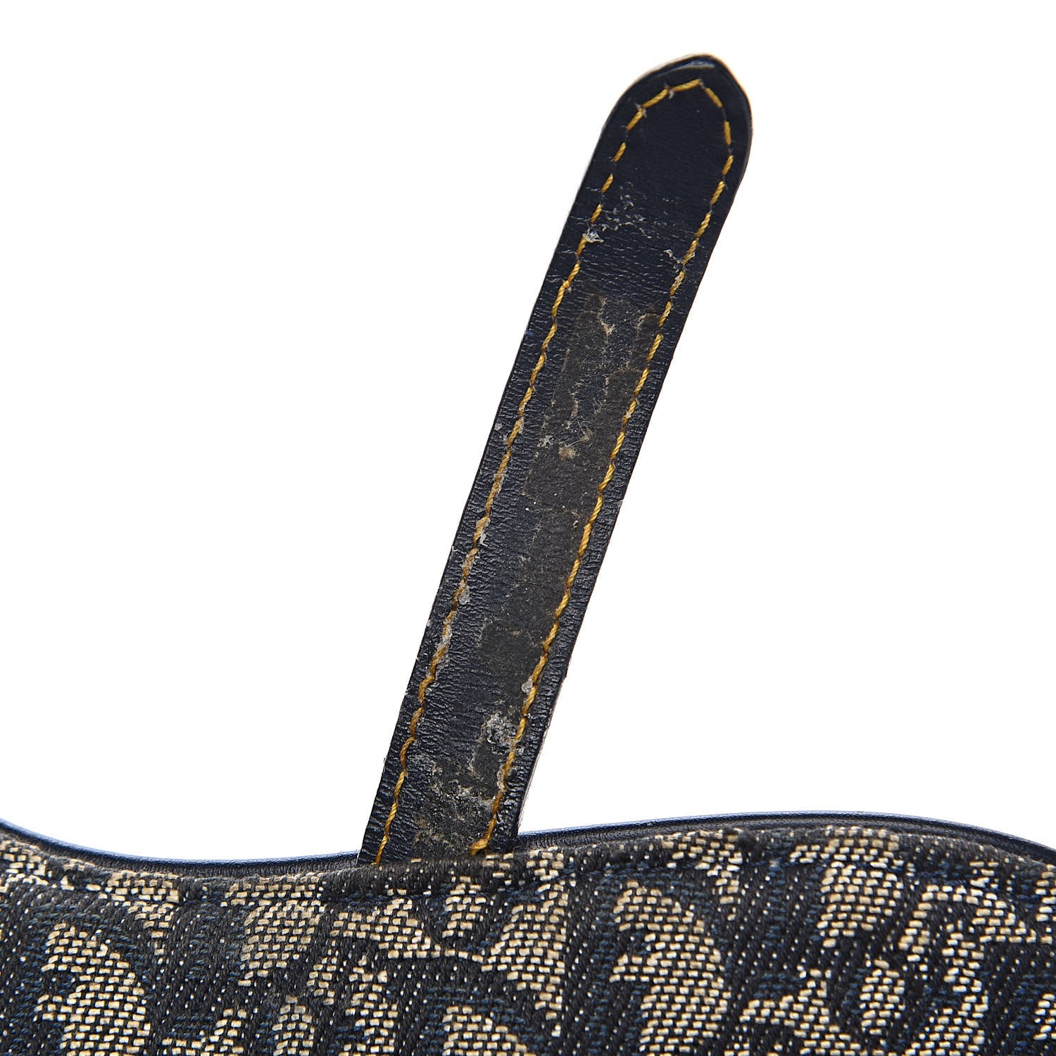 Christian Dior Monogram Saddle Bag Black 8 of 15