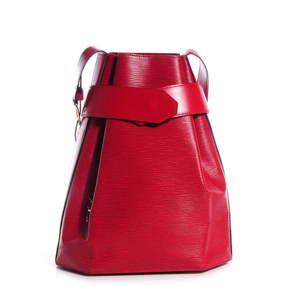 Louis Vuitton Epi Sac D'Epaule GM Red 1 of 6