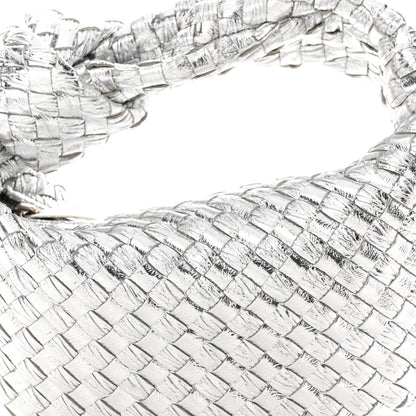 Bottega Veneta Metallic Nappa Intrecciato Mini Jodie Silver 8 of 10