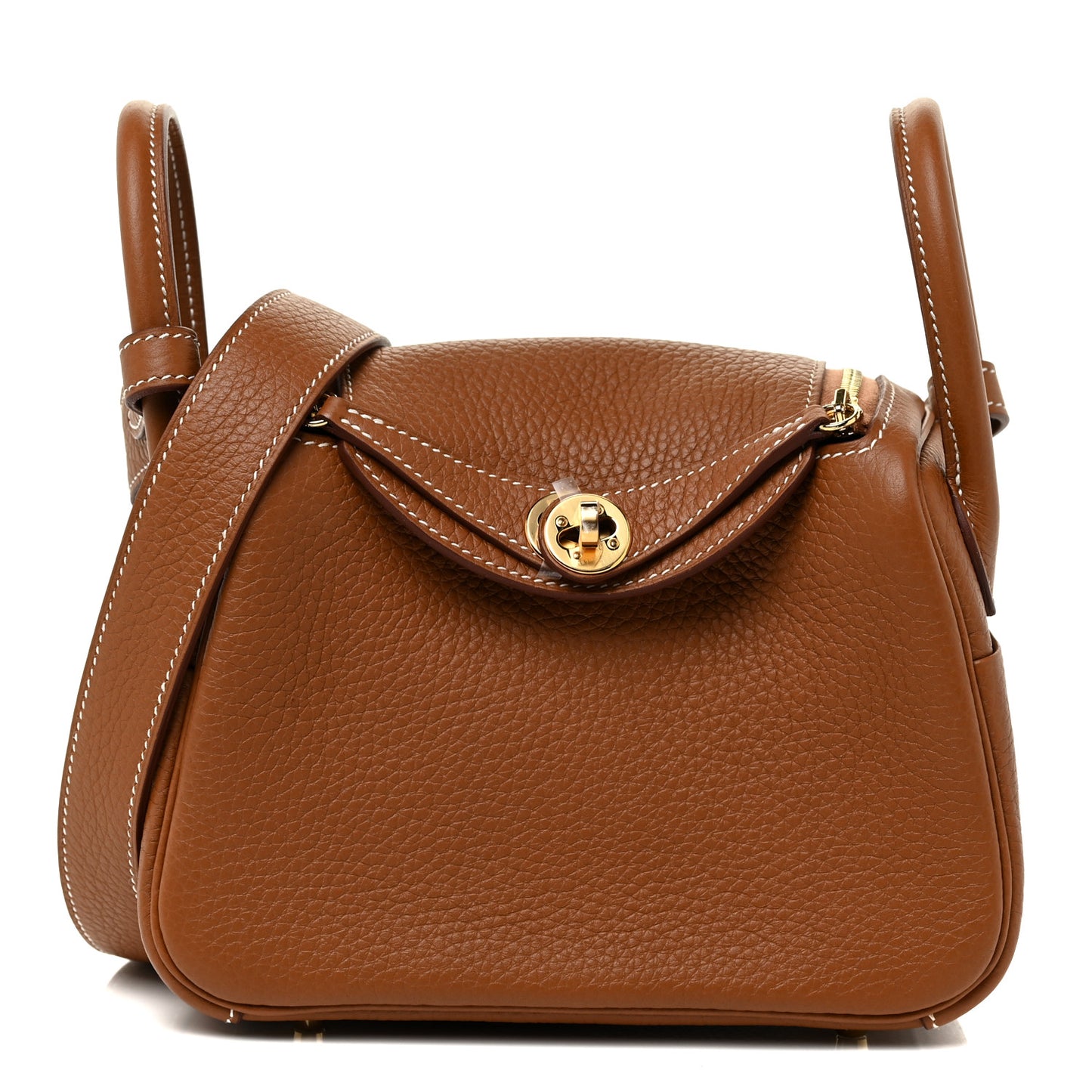Taurillon Clemence Mini Lindy 20 Gold