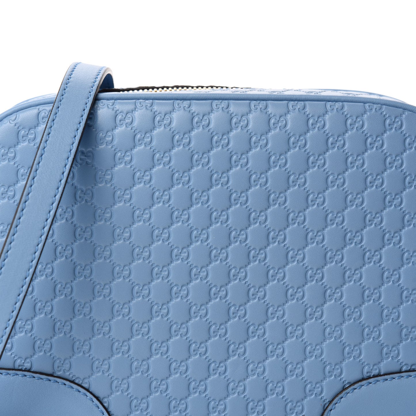 Microguccissima Mini Bree Messenger Bag Mineral Blue