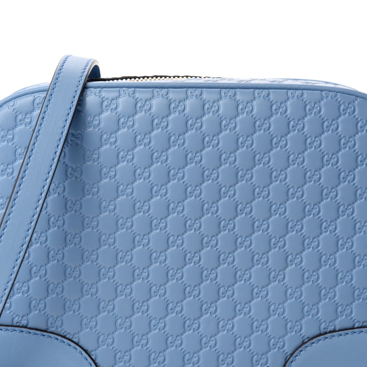 Gucci Microguccissima Mini Bree Messenger Bag Mineral Blue 10 of 10