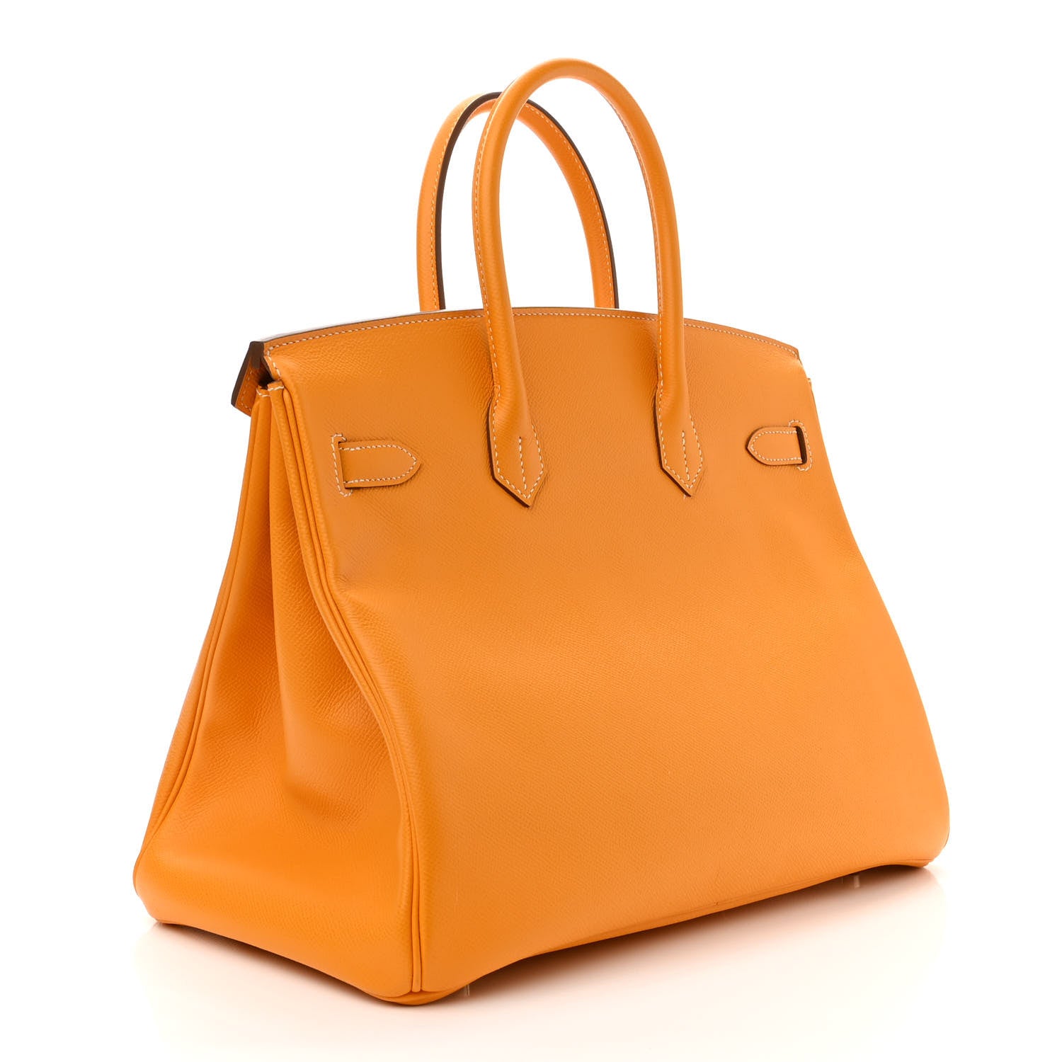 Hermes Epsom Candy Birkin 35 Jaune D'Or Feu 3 of 12