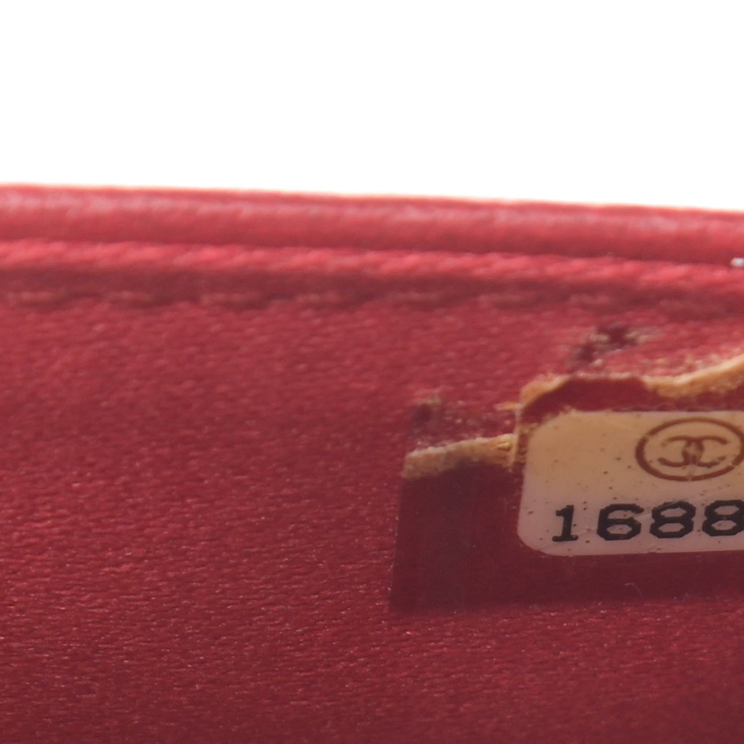 Chanel Lambskin Camellia Embossed Wallet On Chain WOC Red 8 of 14