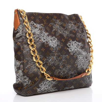 Louis Vuitton Monogram Dentelle Fersen Silver 3 of 10
